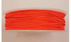 Cordón de Goma 1mm  Coral Fluor / Hilos y Cordones, Cordón de goma