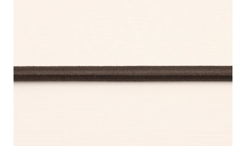 Goma 3mm Marrón oscuro / Hilos y Cordones, Cordón de goma