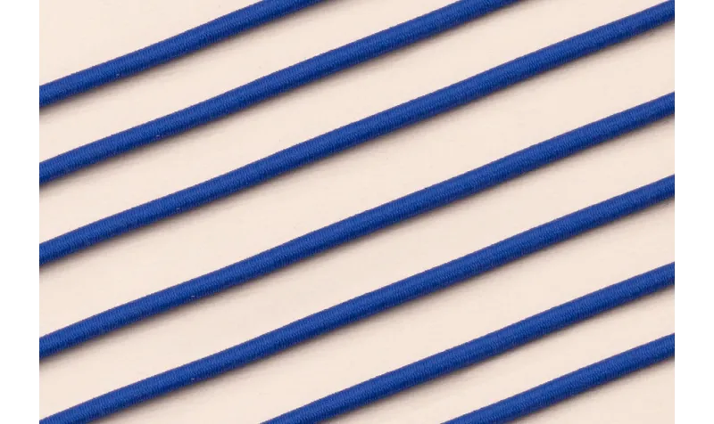 Cordón Goma Alta Calidad 3mm Azul Intenso / Hilos y Cordones, Cordón de goma