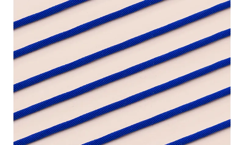 Cordón Elástico 3mm Azul Electrico / Hilos y Cordones, Cordón de goma