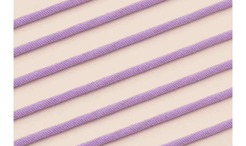 Cordón Elástico 3mm Lila / Hilos y Cordones, Cordón de goma
