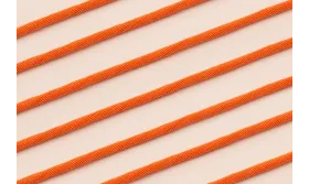 Cordón Elástico 3mm Naranja / Hilos y Cordones, Cordón de goma