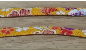 Lazo tubo Kimono amarillo / Lazos