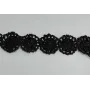 Lazo Choker negro disco 13mm ancho / Lazos