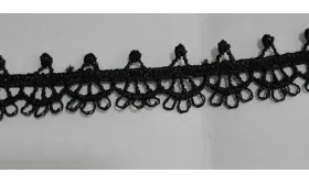 Lazo Choker negro filigrana 13mm ancho / Lazos