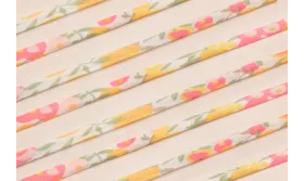 cordón tubular Liberty 4mm colores palidos / Lazos