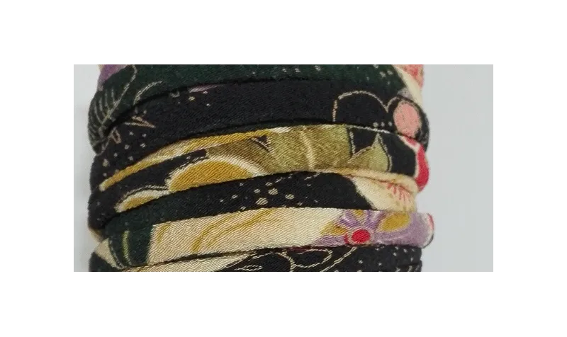 Lazo tubular  8mm diametro Verdes / Lazos