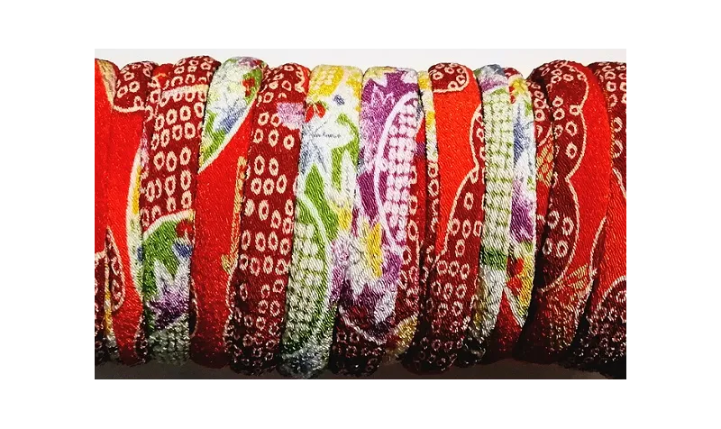 Lazo tubular  8mm Kimono Rojizo / Lazos