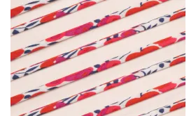 Lazo 4mm Liberty Frutos rojos / Lazos