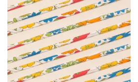 Lazo 4mm Liberty Flores Multicolor / Lazos