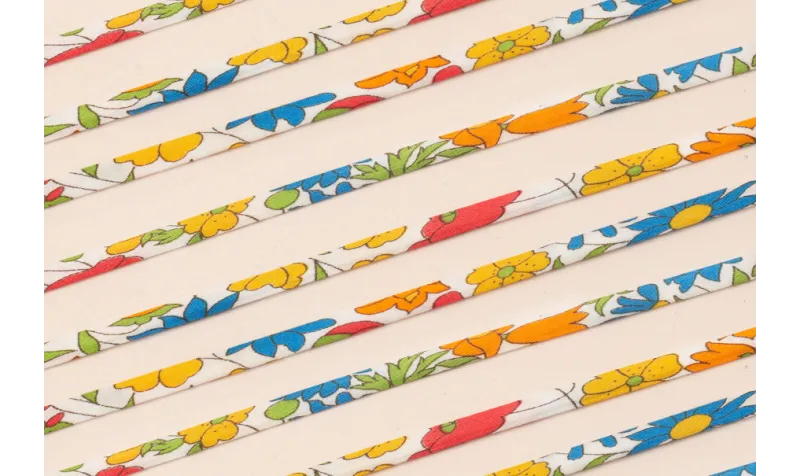 Lazo 4mm Liberty Flores Multicolor / Lazos