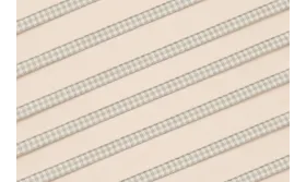 Lazo de Mini Vichy 5mm cuadros Grises / Lazos