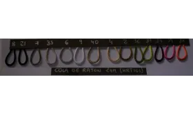 COLA RATON FLUOR AMARILLO / Hilos y Cordones, Cola de ratón