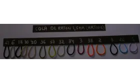 COLA RATON 1,5MM GRIS CLARO / Hilos y Cordones, Cola de ratón