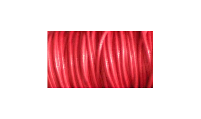 SIMIL CUERO 2MM ROJO / Hilos y Cordones, Algodón / Símil