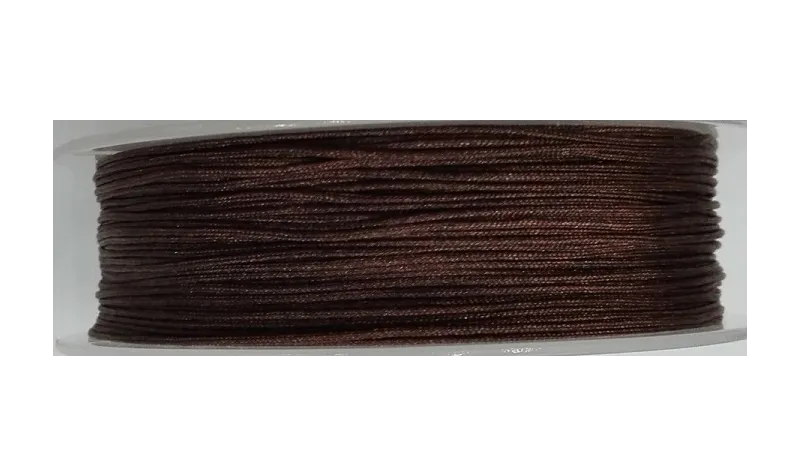 Hilo Macramé 1mm marrón / Hilos y Cordones, Algodón / Símil