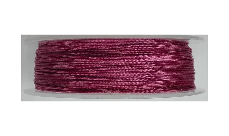 Hilo Macramé 1mm Rosa Malva / Hilos y Cordones, Algodón / Símil
