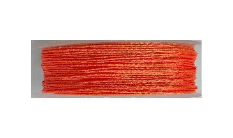 Hilo Macramé 1mm Naranja fluor