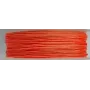 Hilo Macramé 1mm Naranja fluor / Hilos y Cordones, Algodón / Símil