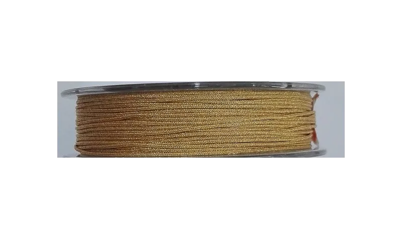 Hilo Macramé metálico dorado 0,85mm
