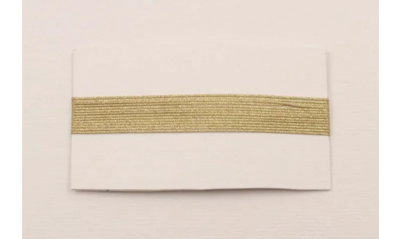 Hilo Macramé metálico Dorado Pálido 0,65mm