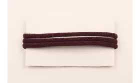 Cordón retorcido 4mm Color Bourdeos / Hilos y Cordones, Algodón / Símil