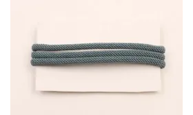 Cordón retorcido 4mm Azul piedra / Hilos y Cordones, Algodón / Símil