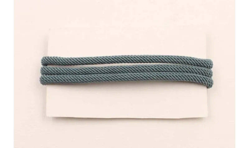 Cordón retorcido 4mm Azul piedra Cordón retorcido 4mm Azul piedra