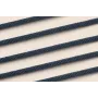 Cordón retorcido trenzado 4mm Color Azul marino / Hilos y Cordones, Algodón / Símil