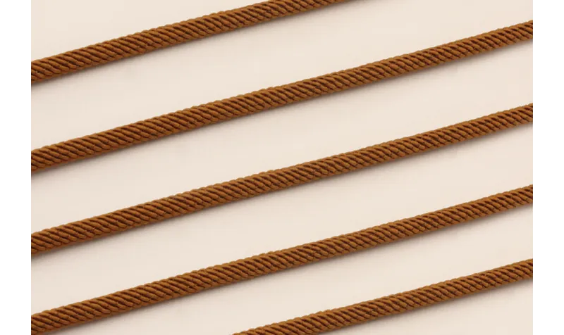 Cordón retorcido trenzado 4mm Color Marrón