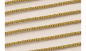 Cordón retorcido trenzado 3mm Beige / Hilos y Cordones, Algodón / Símil