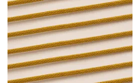 Cordón retorcido trenzado 3mm Mostaza / Hilos y Cordones, Algodón / Símil