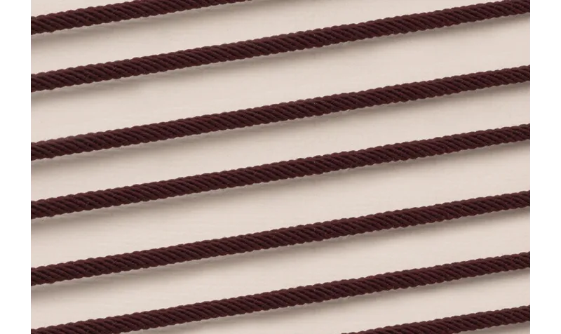 Cordón retorcido trenzado 3mm Granate / Hilos y Cordones, Algodón / Símil