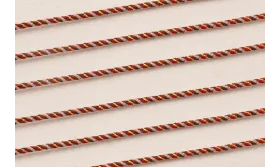 Driza 2mm Hilo Metálico Rojizo y Rosa / Hilos y Cordones, Algodón / Símil