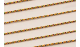 Driza 2mm Hilo Metálico Naranja y verde / Hilos y Cordones, Algodón / Símil