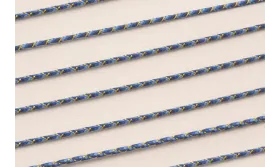 Driza 2mm Hilo Metálico Colores Azules / Hilos y Cordones, Algodón / Símil