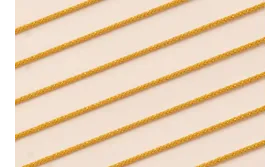 Cordón de 1,5mm con Hilo Dorado Color Mostaza / Hilos y Cordones, Algodón / Símil