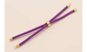 Cordón de 3mm Preparado para Pulsera Cardenal / Hilos y Cordones, Algodón / Símil