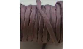 Cinta de seda Natural cosida 5-7mm Lila / Hilos y Cordones, Hilo de seda