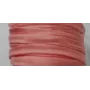 Cinta de seda Natural cosida 5-7mm salmón / Hilos y Cordones, Hilo de seda