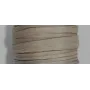 Cinta de seda Natural cosida 5-7mm gris claro / Hilos y Cordones, Hilo de seda