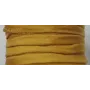 Cinta de seda Natural cosida 5-7mm mostaza / Hilos y Cordones, Hilo de seda