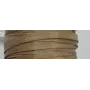 Cinta de seda Natural cosida 5-7mm marrón Claro / Hilos y Cordones, Hilo de seda
