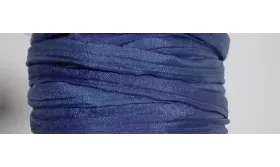 Cinta de seda Natural cosida 5-7mm Azul marino / Hilos y Cordones, Hilo de seda