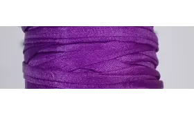 Cinta de seda Natural cosida 5-7mm Morado / Hilos y Cordones, Hilo de seda