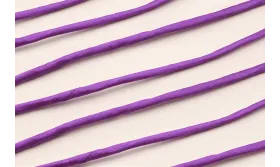 Cordón de SEDA 3mm relleno color Morado / Hilos y Cordones, Hilo de seda