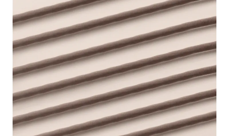 Cordón de SEDA 3mm relleno color Gris / Hilos y Cordones, Hilo de seda