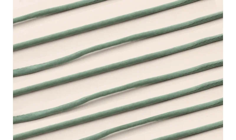 Cordón de SEDA 3mm relleno color verde / Hilos y Cordones, Hilo de seda