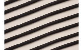 Cordón de SEDA 3mm relleno color Negro / Hilos y Cordones, Hilo de seda