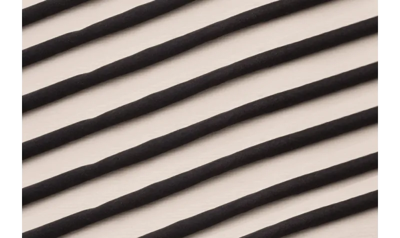 Cordón de SEDA 3mm relleno color Negro / Hilos y Cordones, Hilo de seda